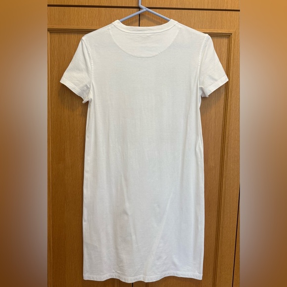 Hermes White Graphic T-Shirt Dress - Picture 4 of 6
